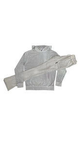 Conjunto de pantalón apilado de felpa francesa lavada EDICIÓN LEGACY 9117H, 9117L L/GRIS